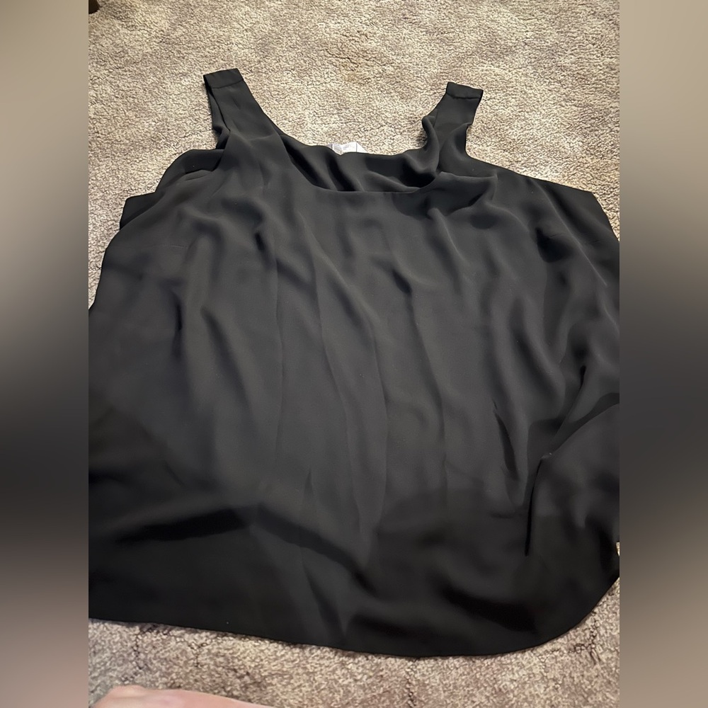 Addition Elle Black Sleeveless Blouse